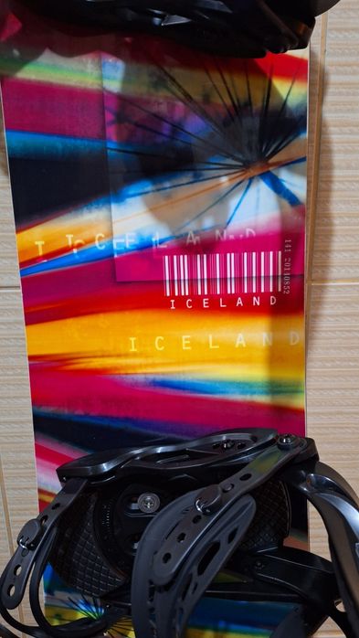 Placa snowboard 140cm legaturi noi-boots burton