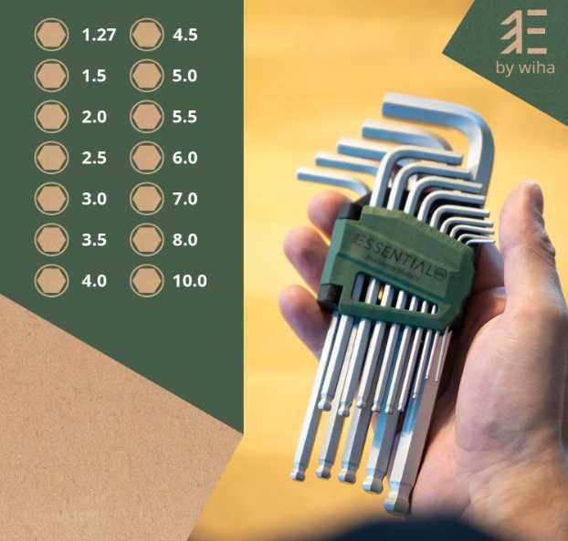 Wiha-комплекти професионални шестограми(14 бр)
