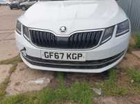 Bara Spoiler Fata cu Grila Radiator Grile si Proiectoare Skoda Octavia 3 FL Facelift 2017 - 2020 Culoare LS9R [K4797]