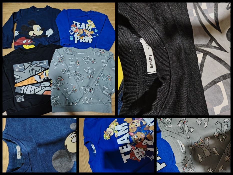 Bluze băiat marimea122 -128 preț 20 lei bucata