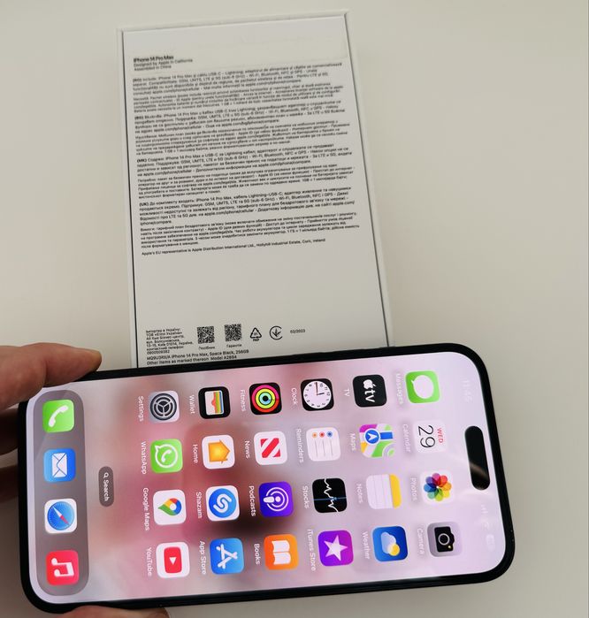 Vand iPhone 14 PRO MAX 256 GB Space Black FULL BOX