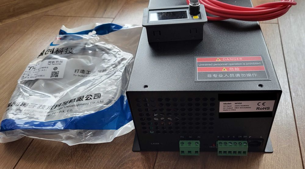 Sursa gravator laser CO2 60W / 100W / 130W NOUA