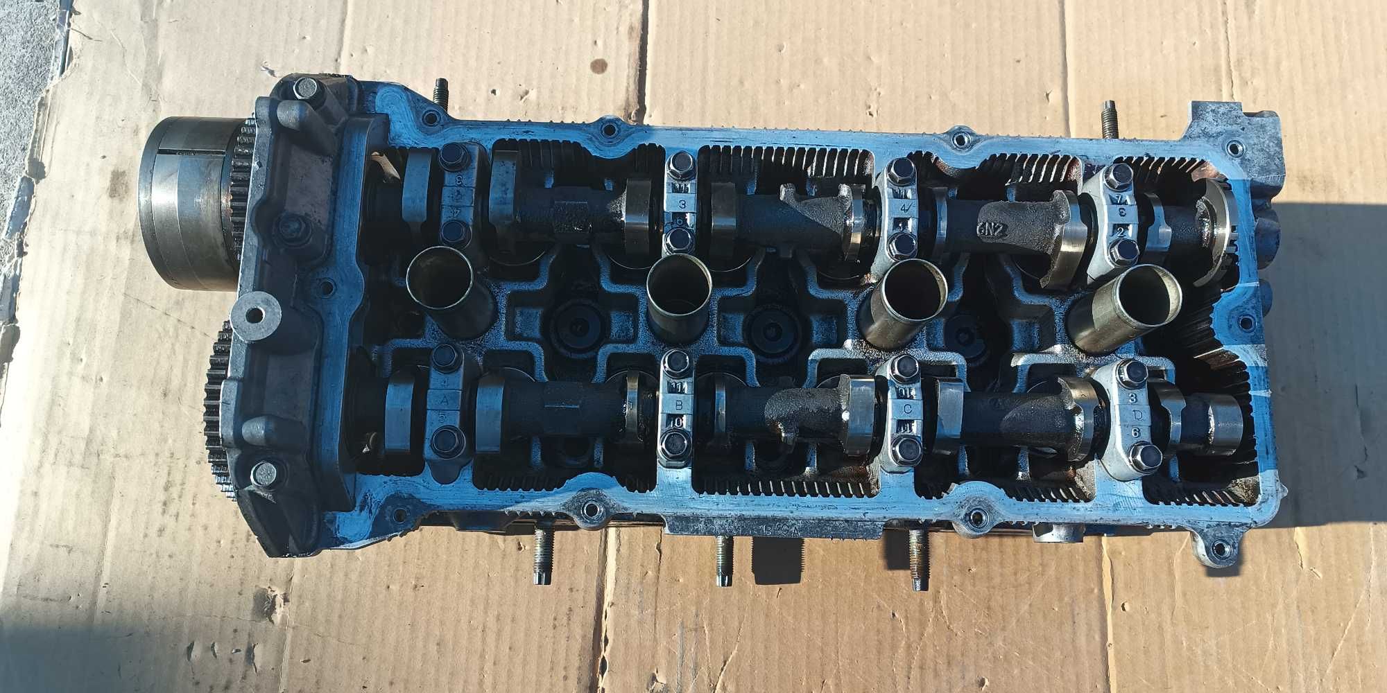 Nissan X-trail T30 глава, раздатка , QR20DE врати, халогени , ляв фар.