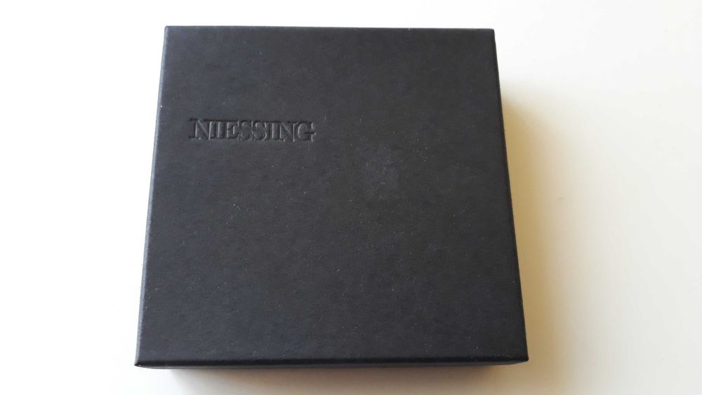 Cutie Bijuteri Aur Niessing Germania, cu saculet , pereche inele