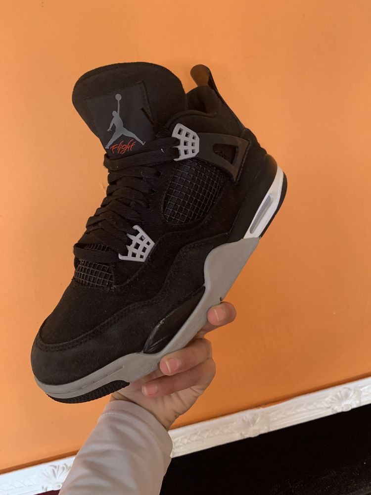 Vand jordan 4 Retro Se black Canvas