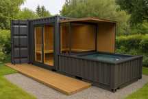 Saunapod&Plunge - SPA modular - piscina si sauna din container maritim