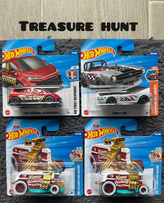 Hot Wheels Ferrari Porsche BMW Mercedes Audi GTR Bugatti Treasure Hunt