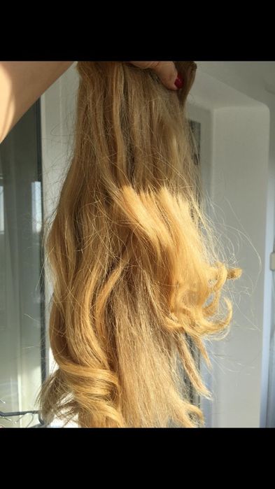 Extensii culoare blond natural