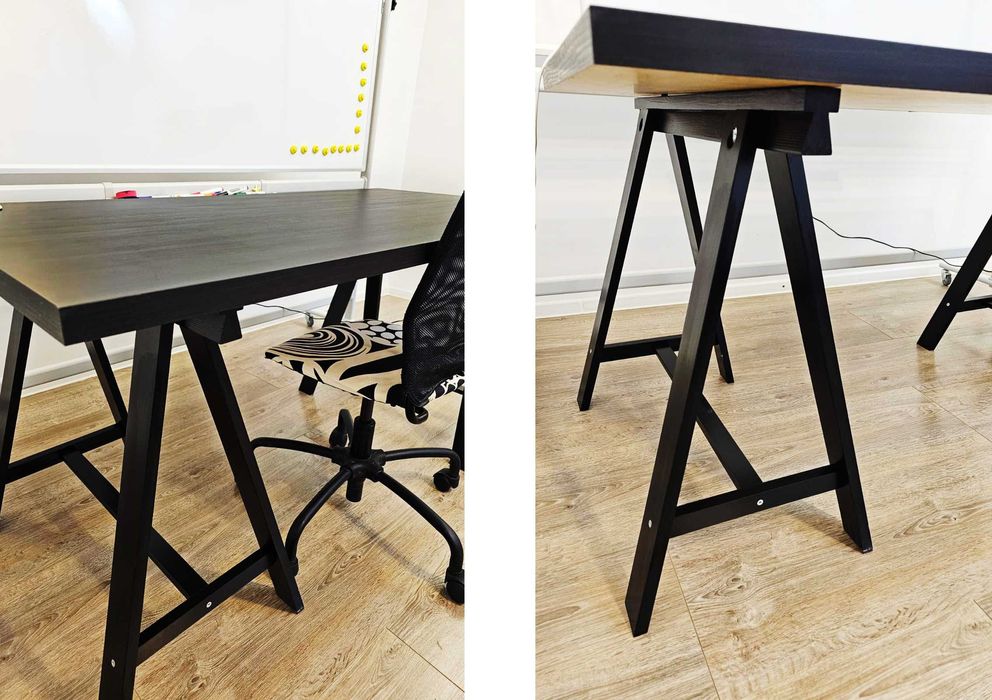 Birou Negru, 150 x 75 cm  - 4 bucati disponibile - cumperi cate vrei