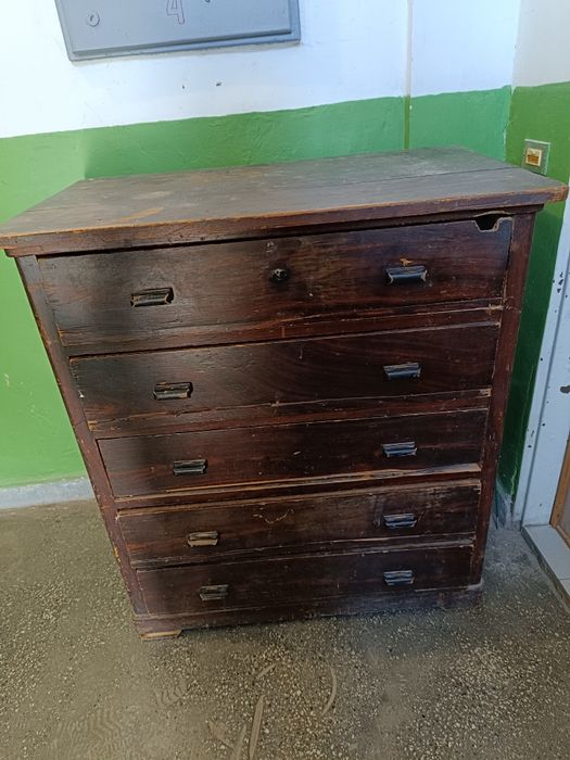 Винтидж дървен скрин