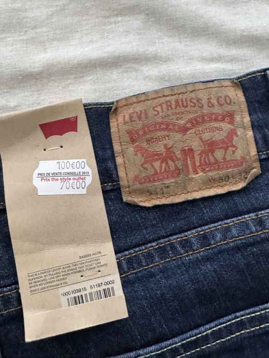 Levi’s 511,blugi bărbați,NOI,măr.S(30/32)