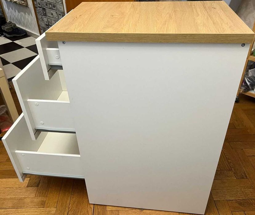 KNOXHULT IKEA Dulap cu sertare, alb, 40 cm