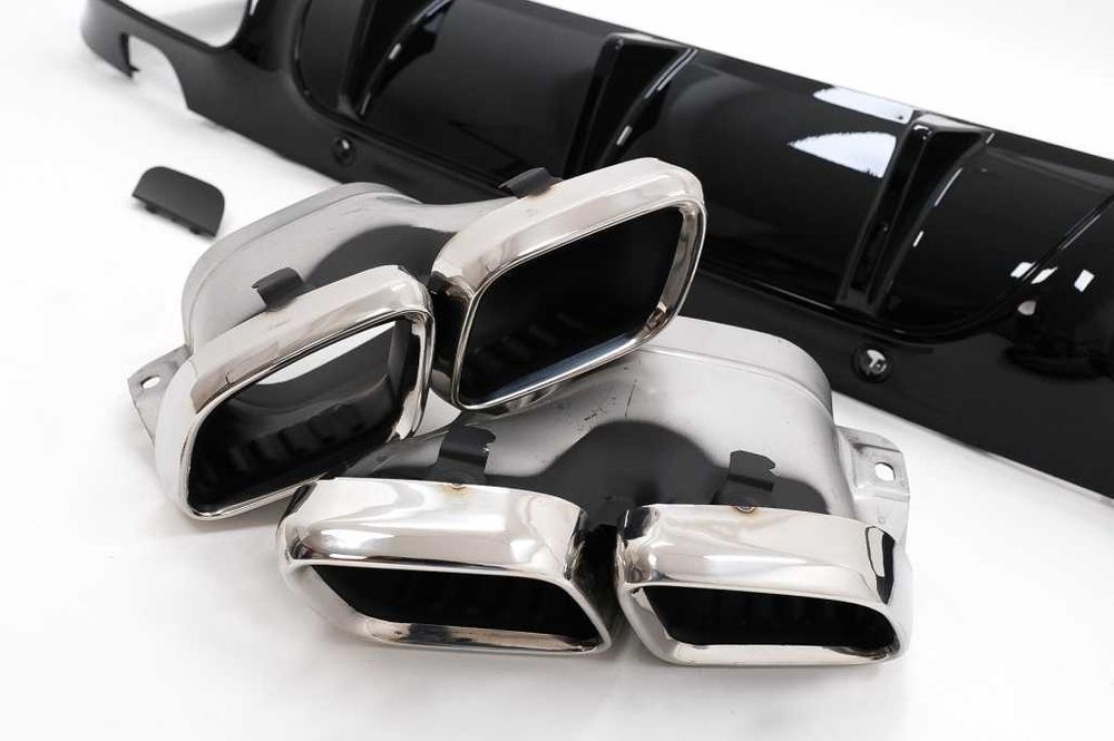 Difuzor Bara Spate Mercedes CLS C257 63 Design Crom