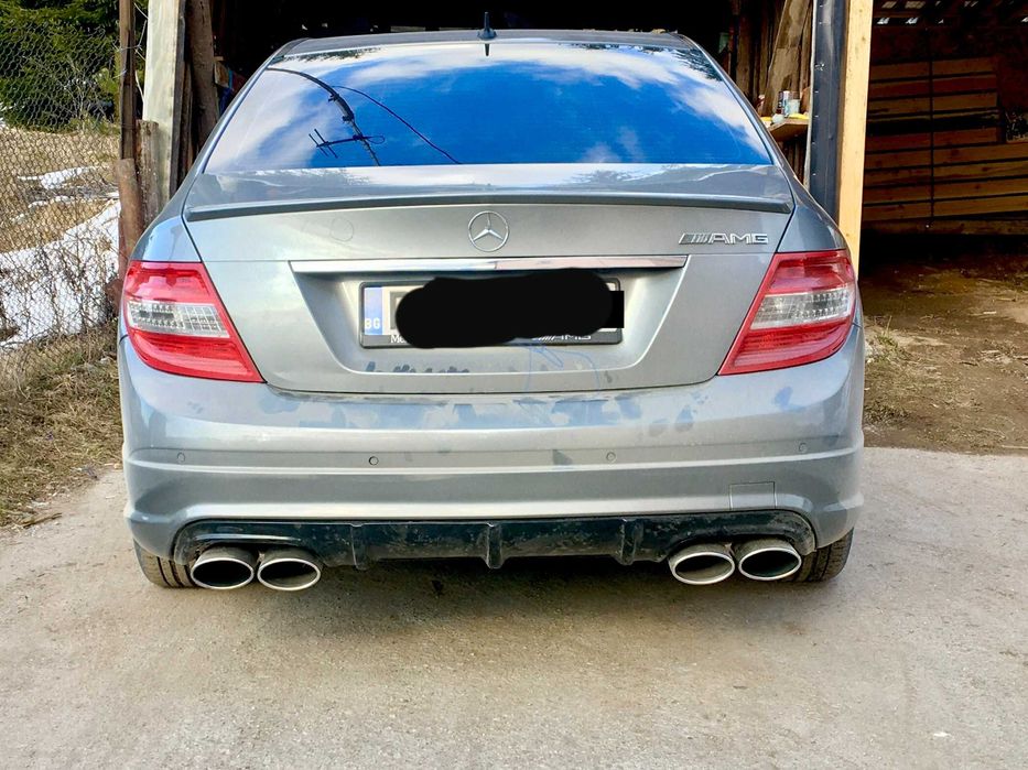 Дифузьор / Добавка за задна броня за Мерцедес в204 / Mercedes w204