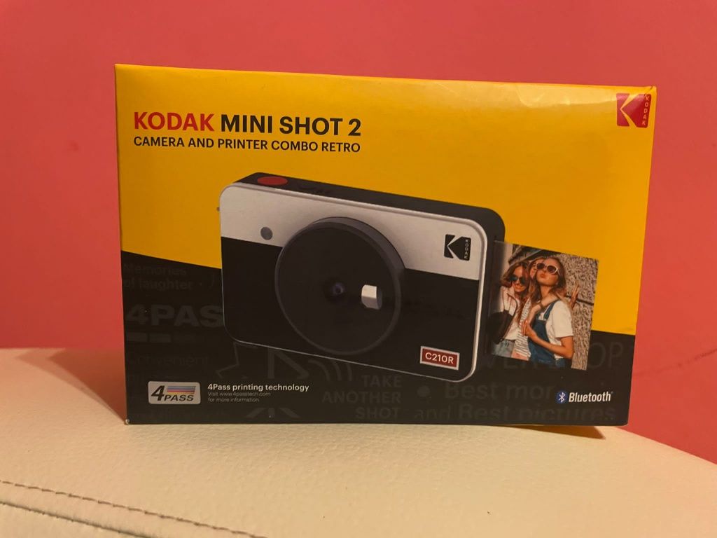 Camera foto Instant Kodak Mini Shot Combo 2,10 MP, Galben