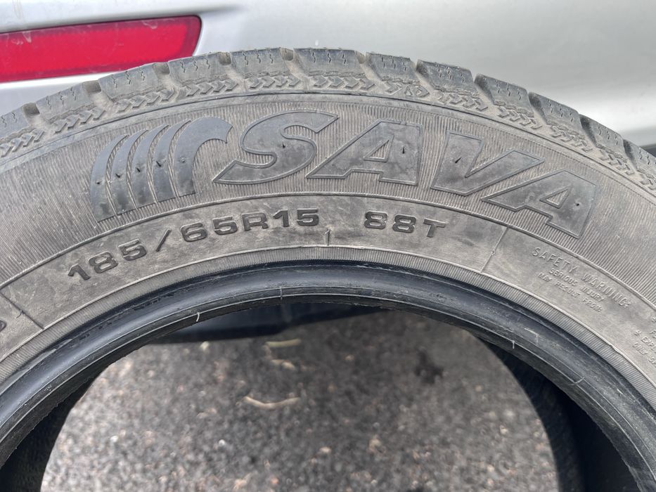 Шины 185х65х15 зимние б/у. Sava Eskimo S3