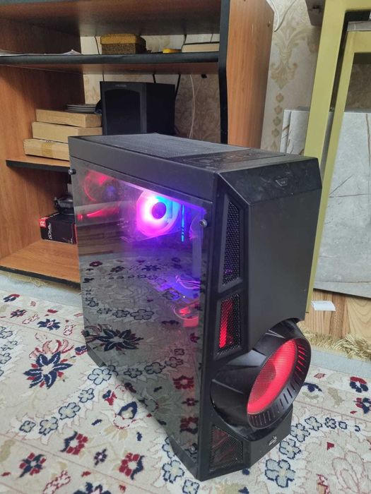 Игровой ПК + монитор 23" | Ryzen 5 2600, 16 ГБ, GTX 1070 8гб