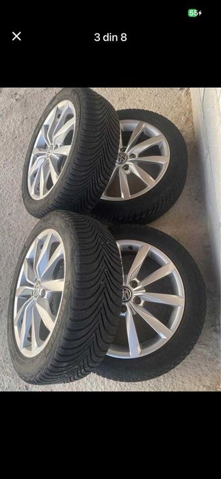 Vand Jante Originale Vw cu cauciucuri de iarna 205 50 r17 Michelin