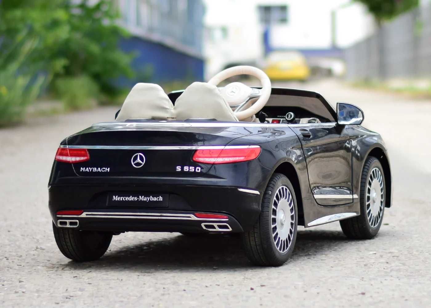Masinuta electrica Mercedes S650 MAYBACH, 90W, 12V, PREMIUM