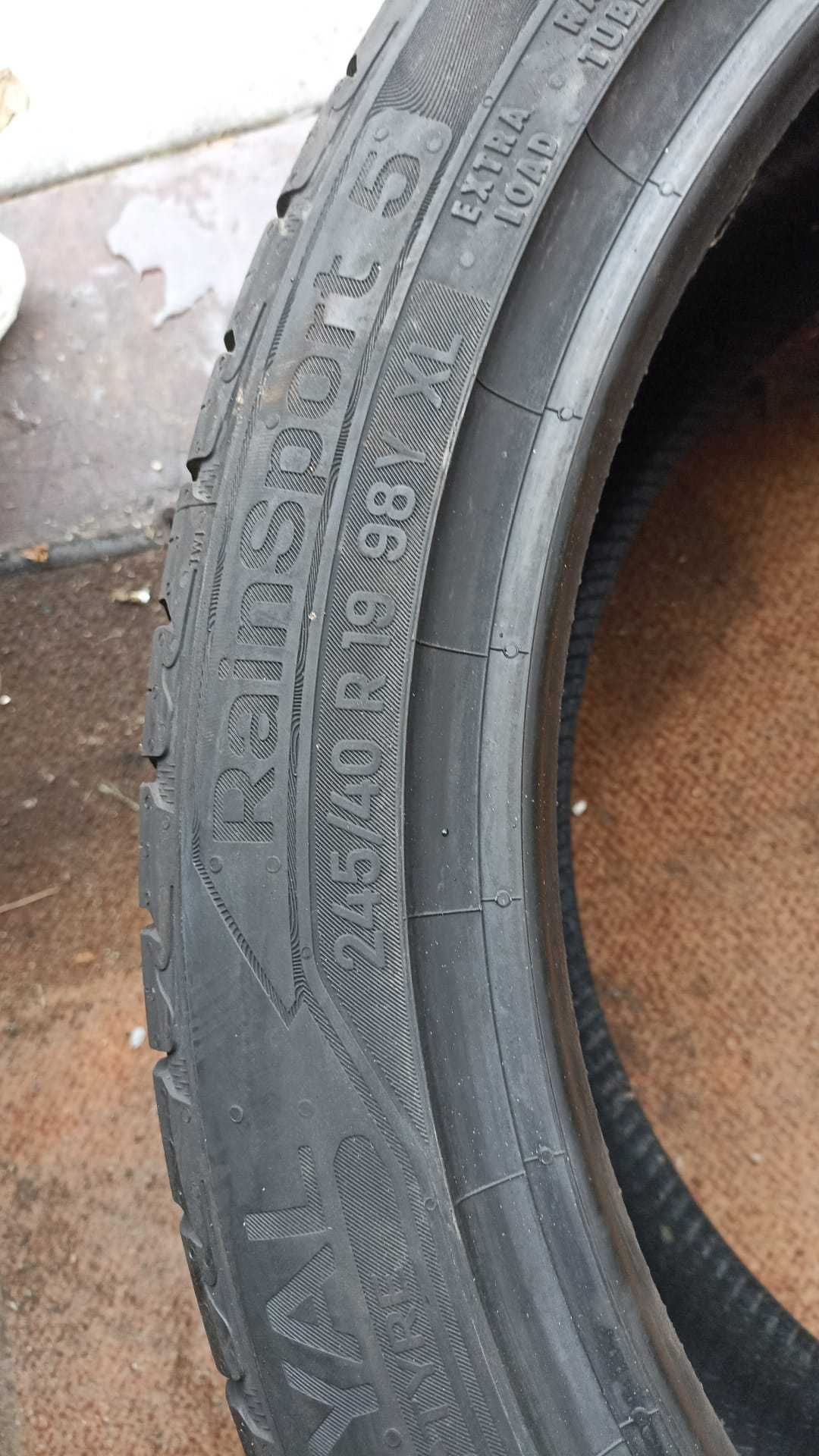 2 ANVELOPE DE VARĂ UNIROYAL - Rainsport 5 245/40 R19 98Y