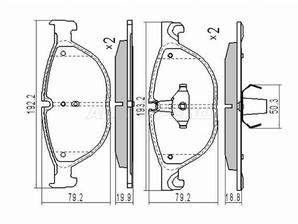 Колодки тормозные перед BMW 5 F07/F10/F11/6 F06/F12/F13/7 F01/F02 Bmw