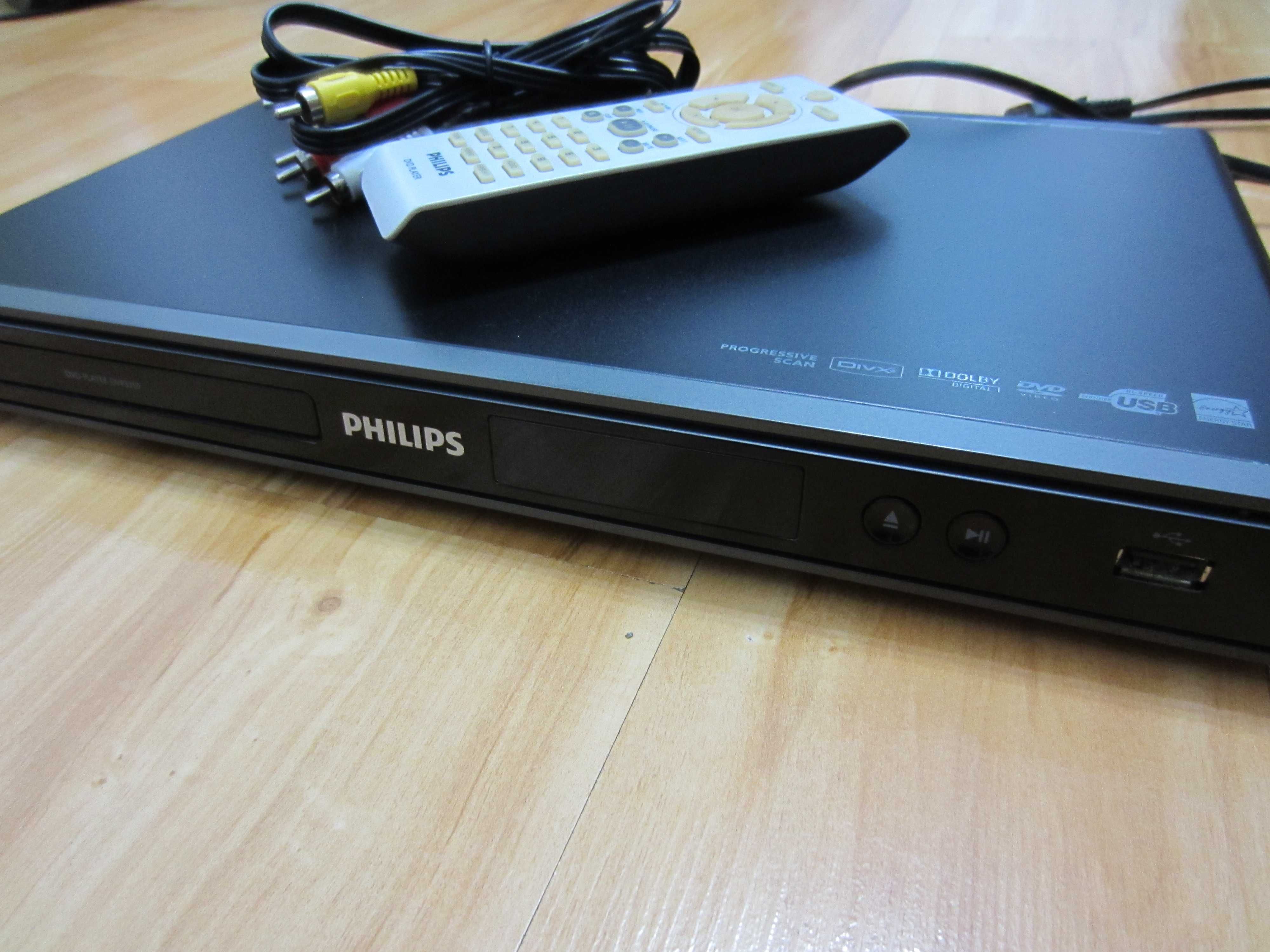 Dvd/Divx Philips DVP3350 complet,loc pt. stick,meniu Lb.Romana-ieftin