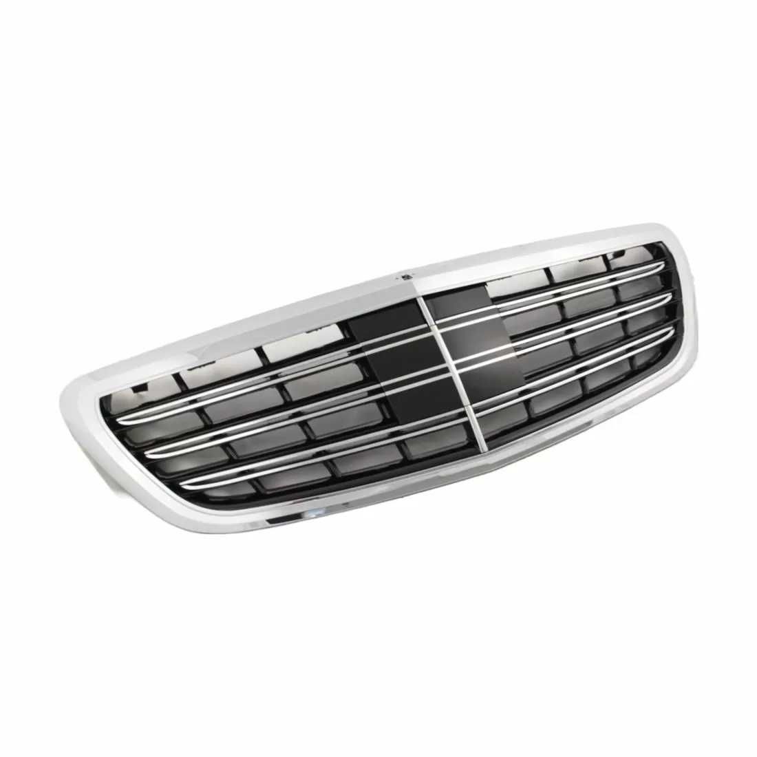 Решетка за Mercedes W222 S-Class (2013+) -AMG Silver/Black - На склад!