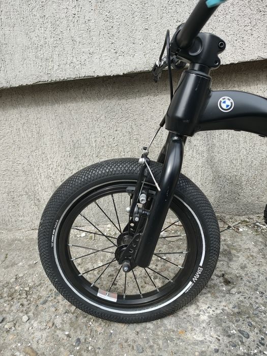 Bicicletă copii BMW Kidsbike 14 Zoll 2 in 1 negru model 2021