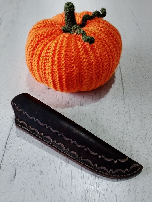 Кания за нож ръчна изработка от естествена кожа