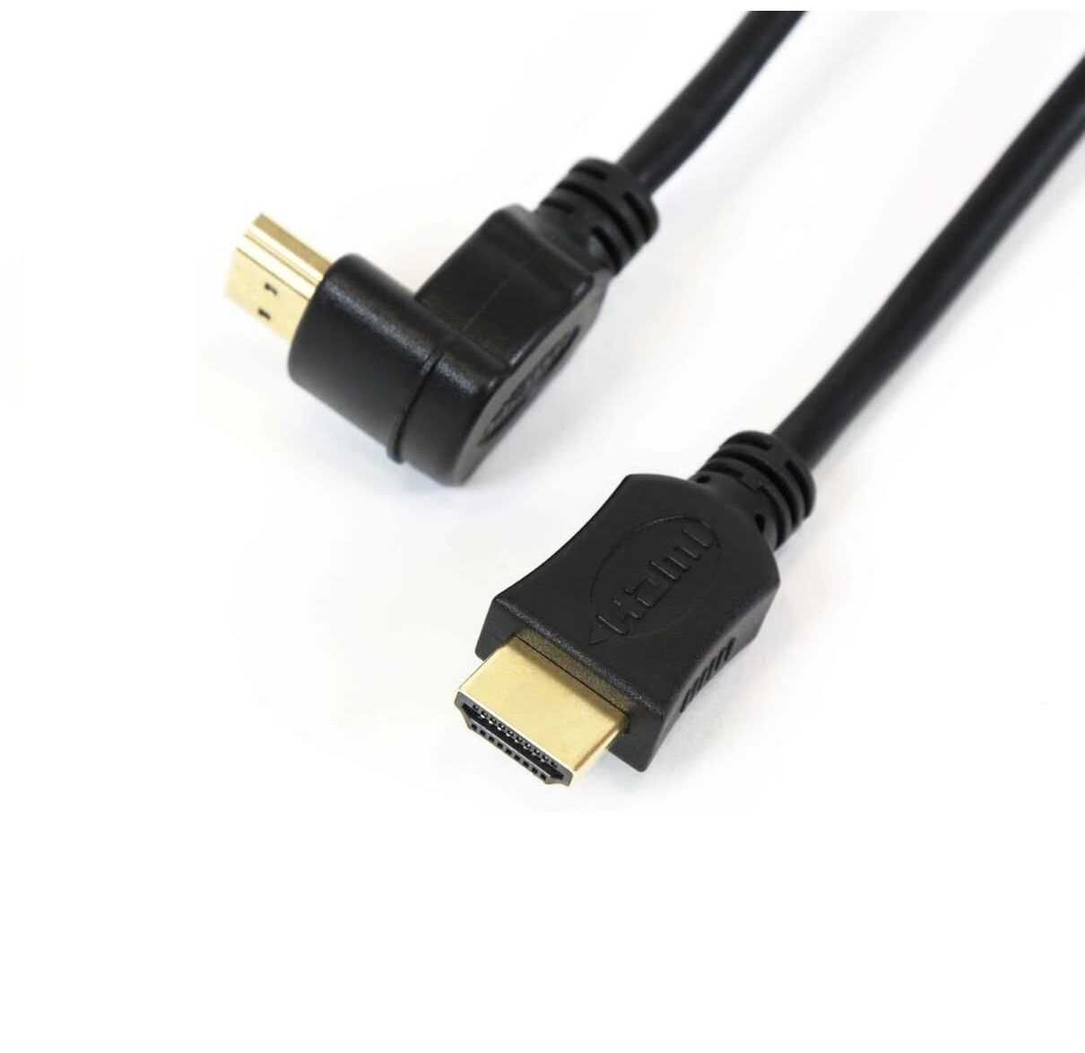 OMEGA HDMI КАБЕЛ v.1.4, 1,5м. Г-образен конектор