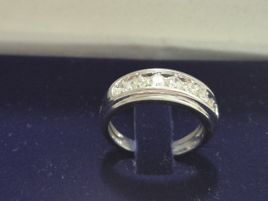 Inel aur 14k cu diamante naturale 20% reducere de Black friday