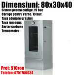 Afumatoare Carnat Carne Branza Peste Alimente Clisa Geam 80x30x40cm