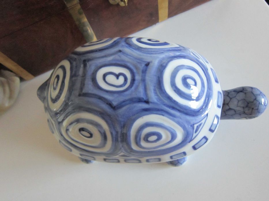 cadou rar feng shui Broască Țestoasă Marină handmade Thailanda 1980