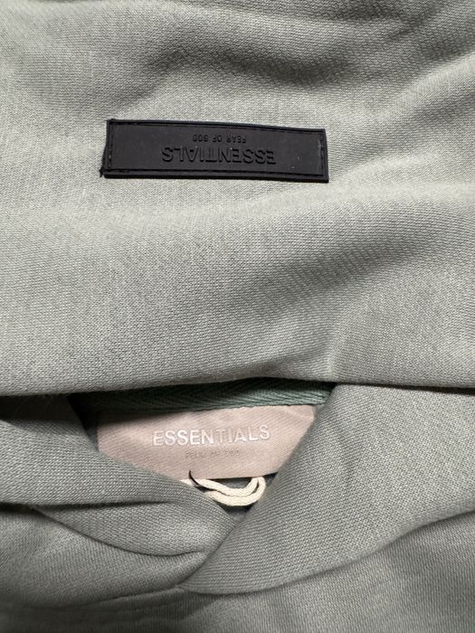 Fear of God "Essentials" Matcha Green Hoodie