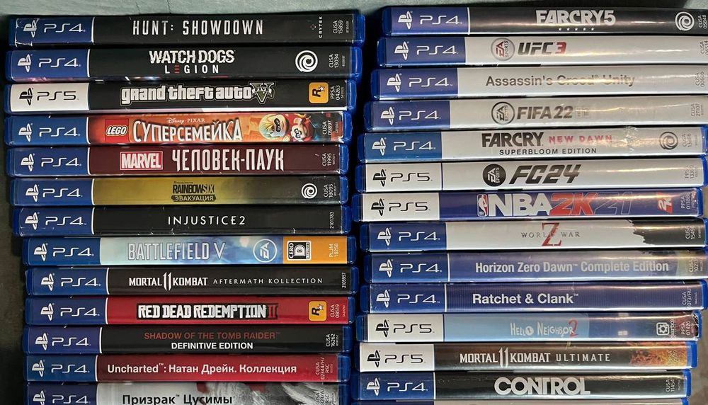 Игры на Ps4 Ps5 диски оригинал