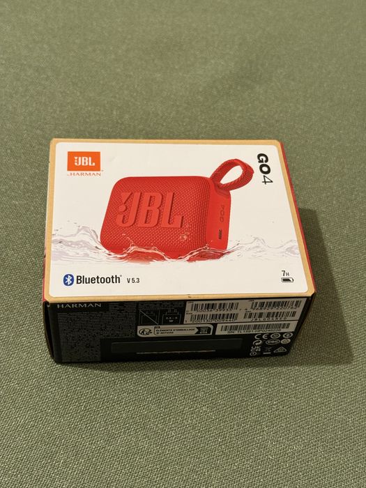 Boxa JBL Go 4 – Nouă, Sigilată – Bass puternic, autonomie mare
