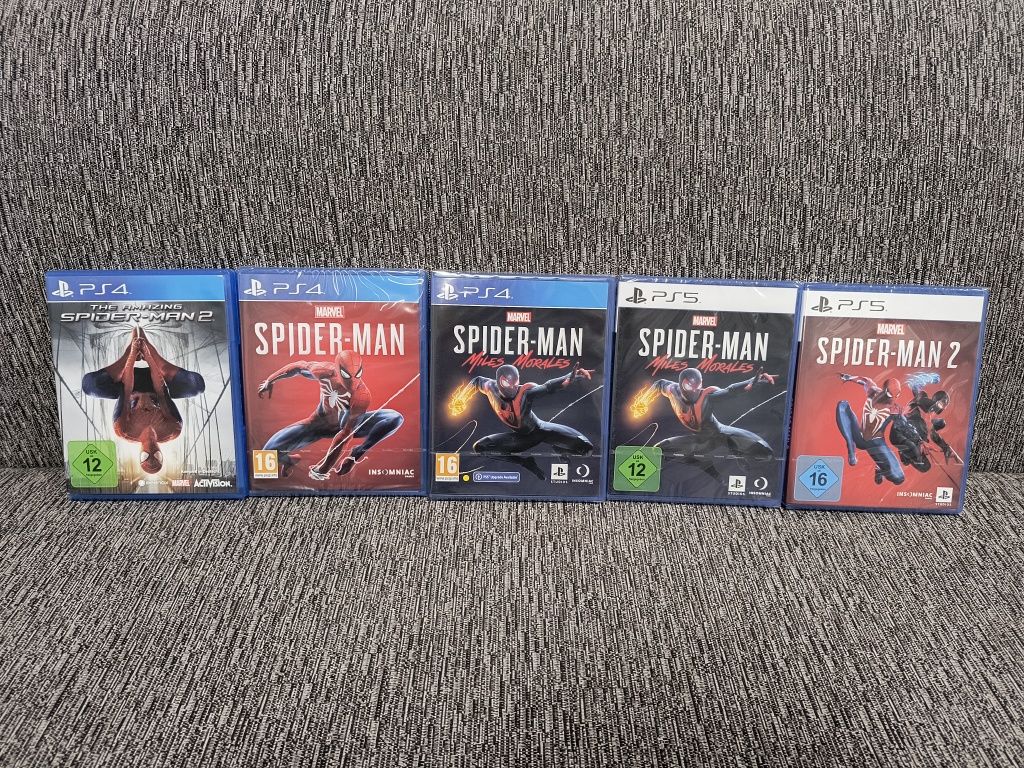 Amazing Spiderman 2 , Spiderman 1,2 , Miles Morales PS4 PS5