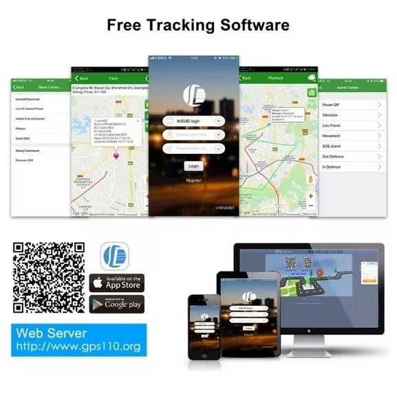 GPS Auto Tracker SIM GPRS Imobilizare Vehicul Aplicatie iOS si Android