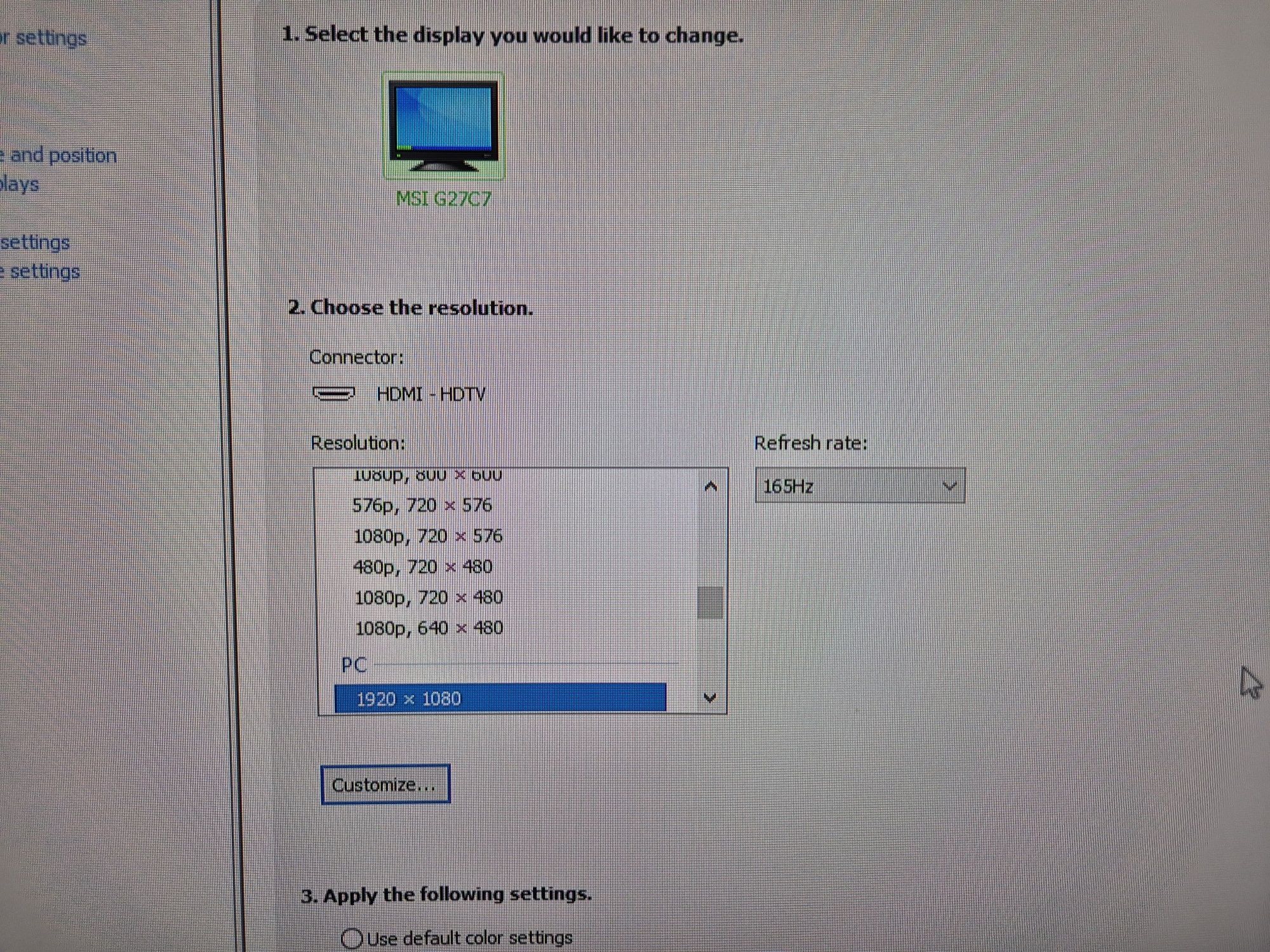 Монитор MSI 165 hz 0.1ms