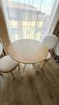 Masa rotunda Kuson MDF stejar diametru 80cm