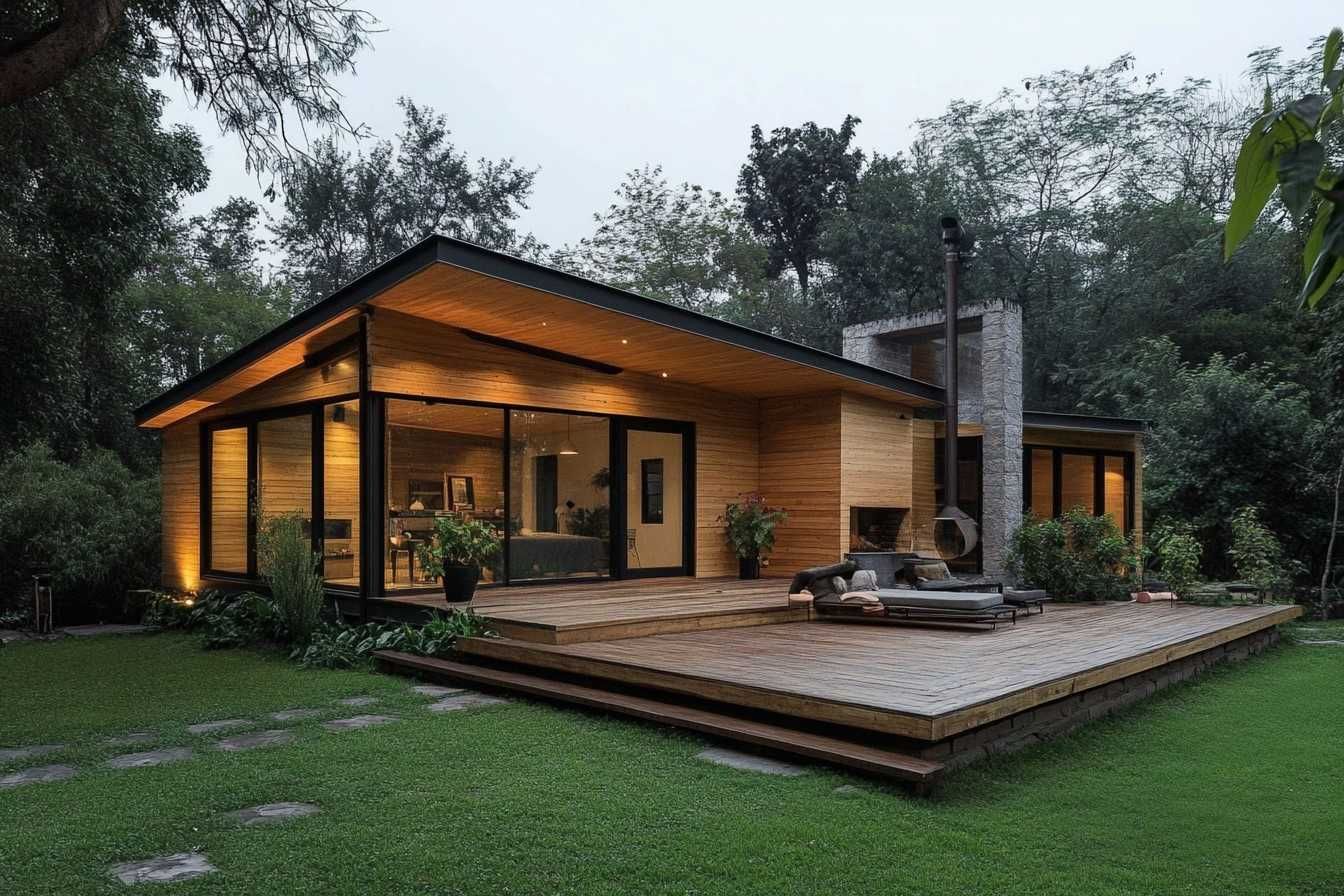 Constructii case din lemn