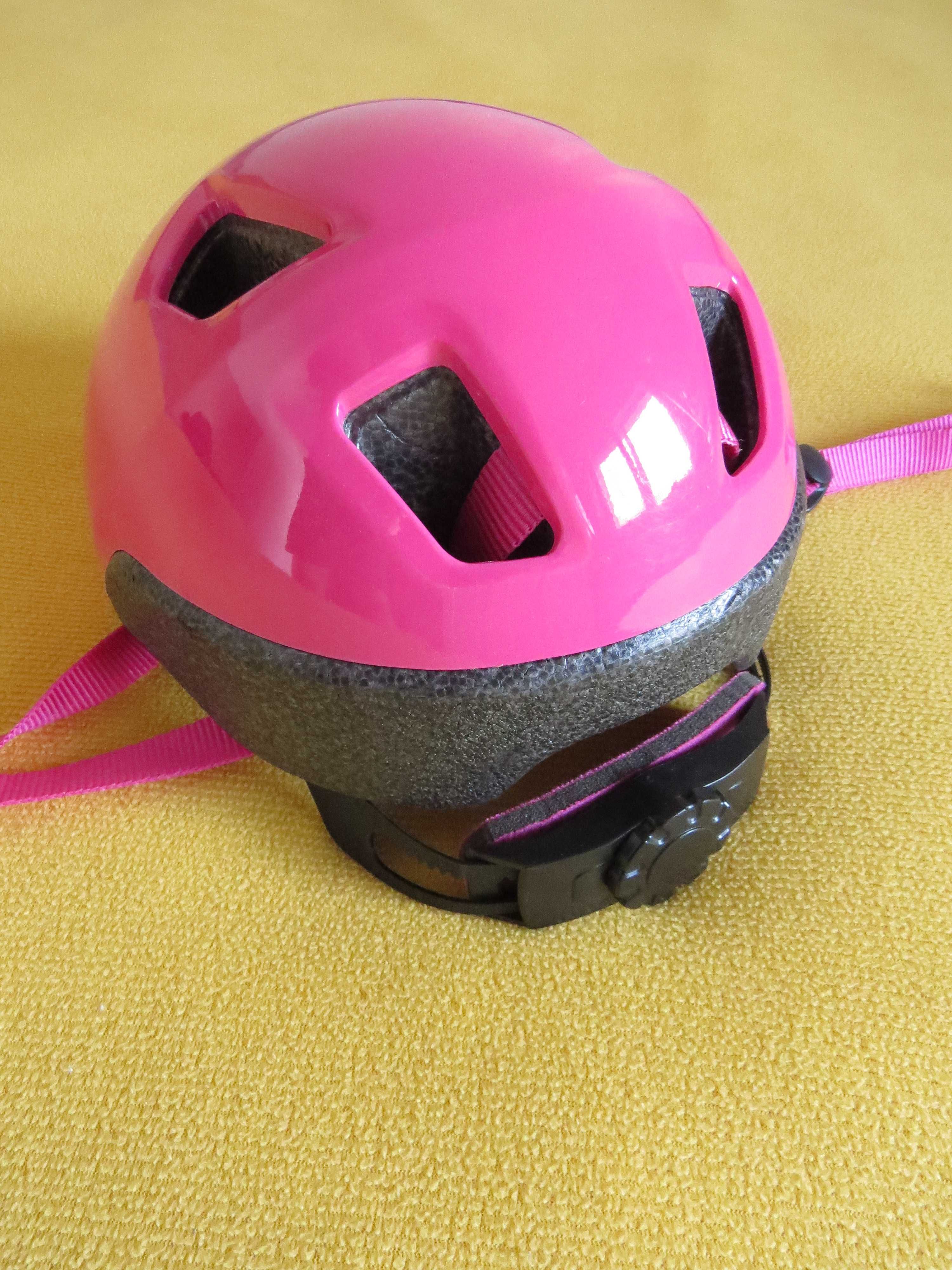Casca Ciclism copii, B-Twin, culoarea roz.