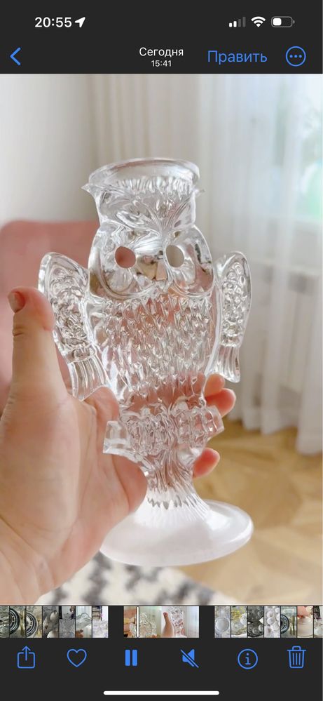 Хрустальные подсвечники