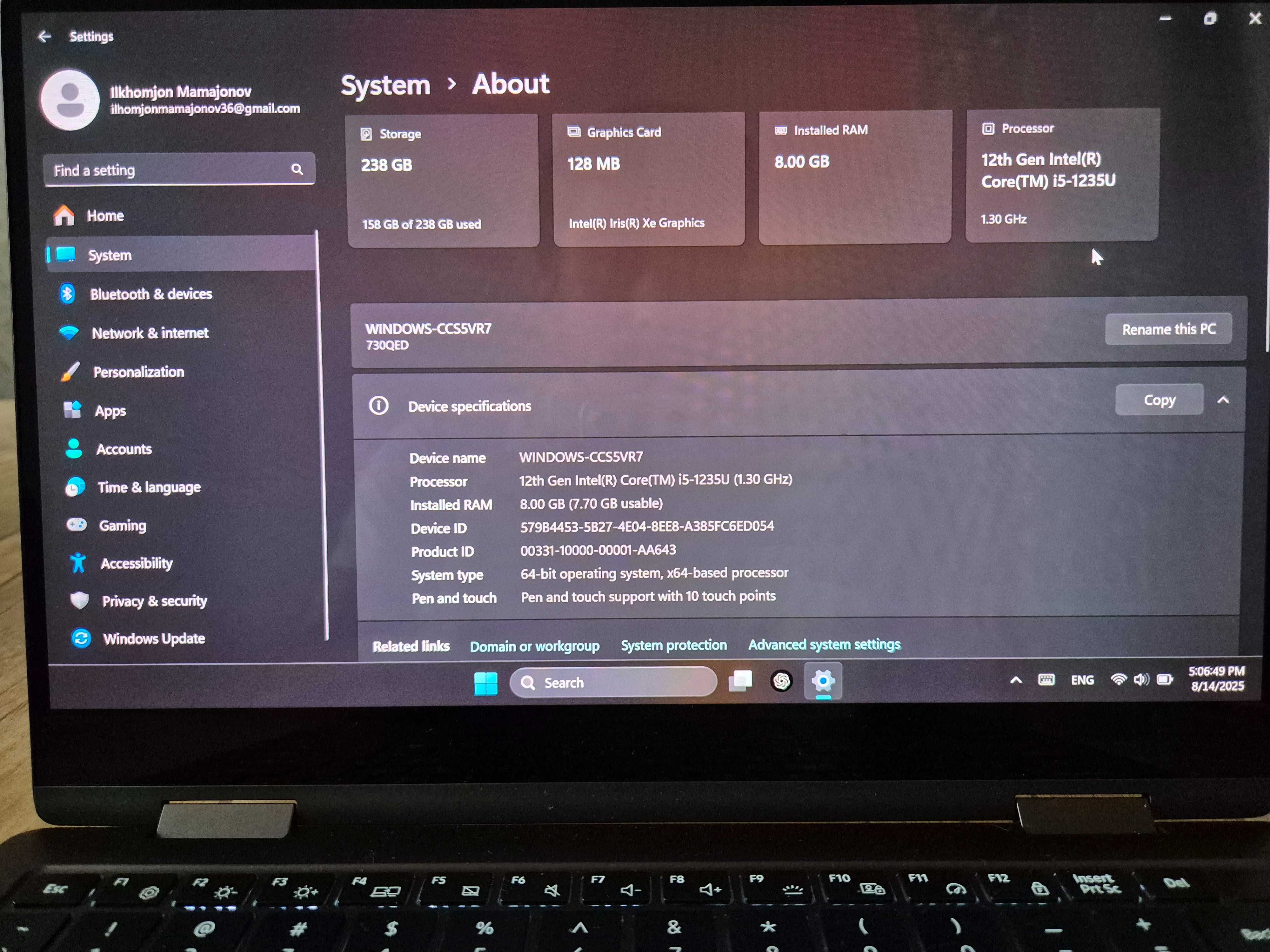 Samsung GalaxyBook 2 x360