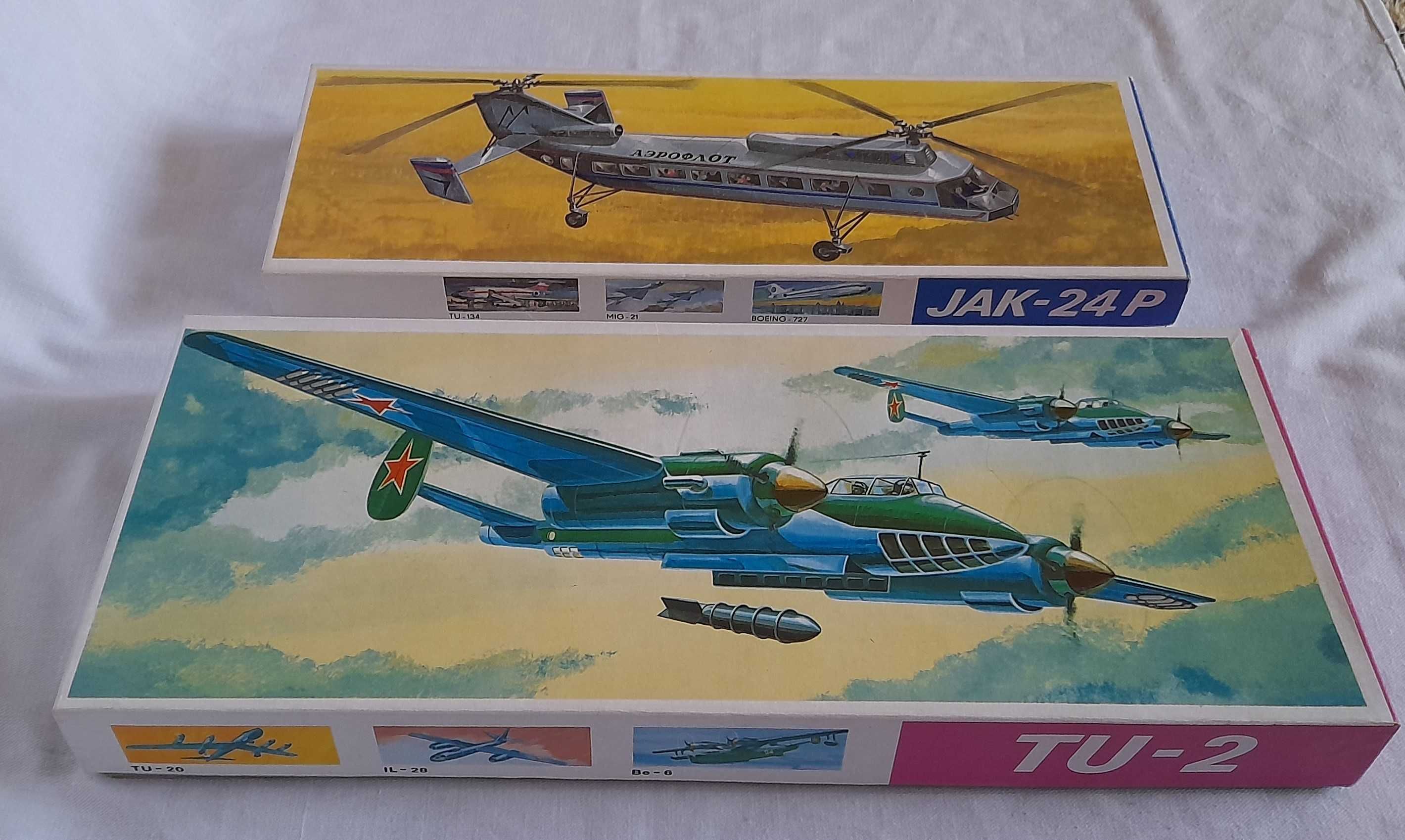 Играчки,сглобяваеми макети от 80-90 години, самолет и вертолет