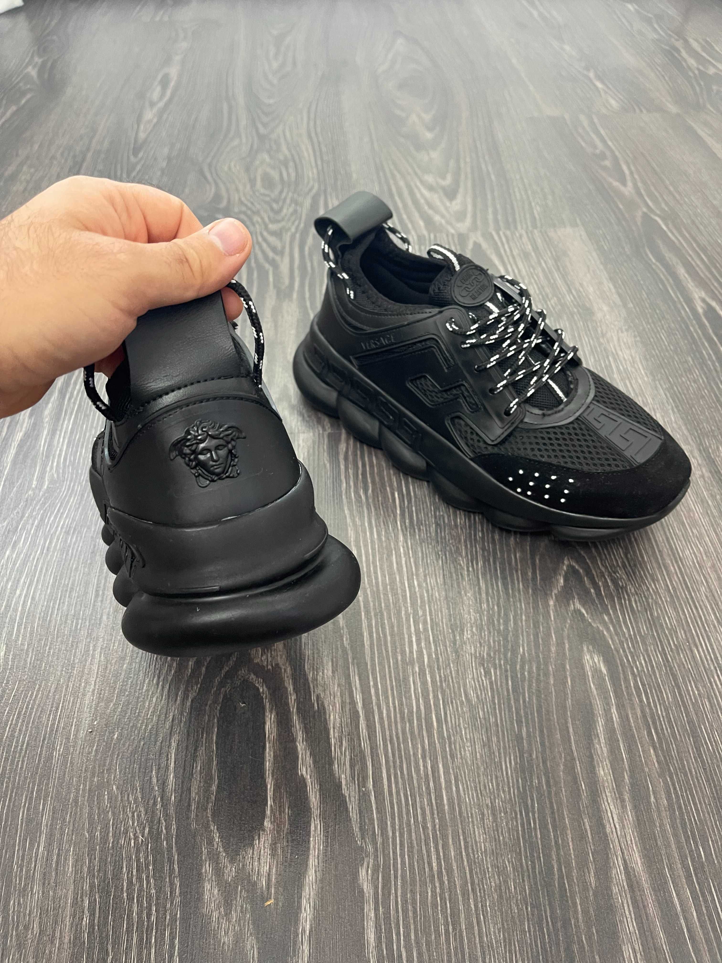 Adidasi Baieti Barbati Versace Chain Produs NOU 2023 Tenesi Papuci