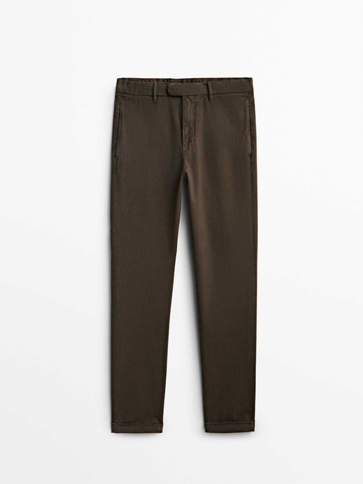 Massimo Dutti pantaloni chino barbati marimea 46 NOI cu etichetă
