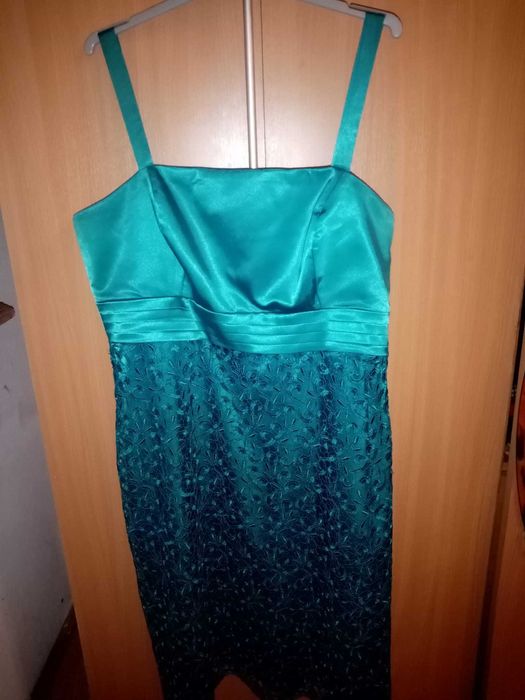 rochie turcoaz cu bolero