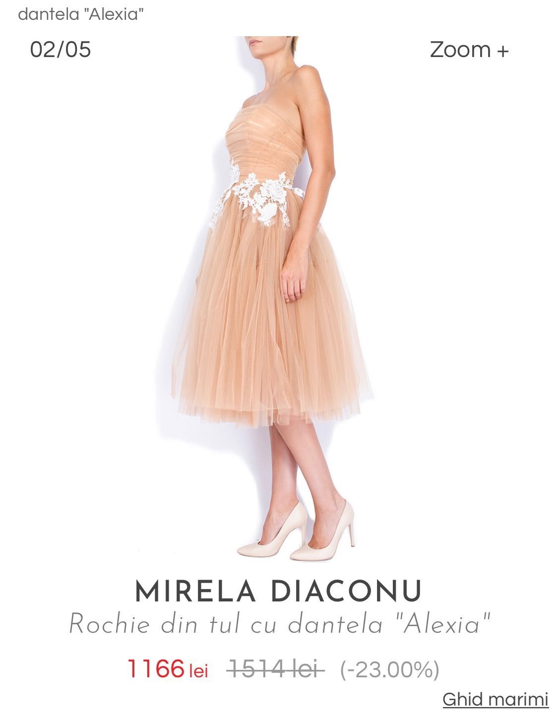 Rochie creatie Mirela Diaconu