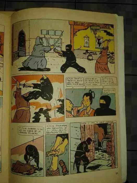 Aventurile unui Ninja revista de benzi desenate romaneasca